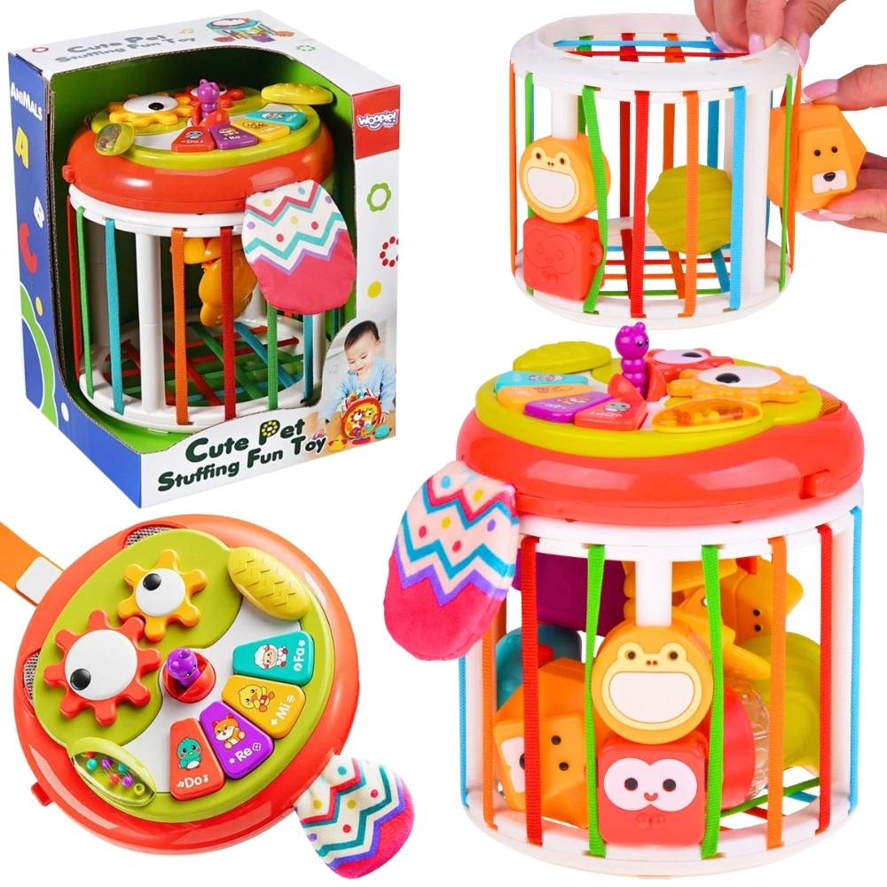 WOOPIE BABY interaktyvus sensorinis edukacinis kubas 1452