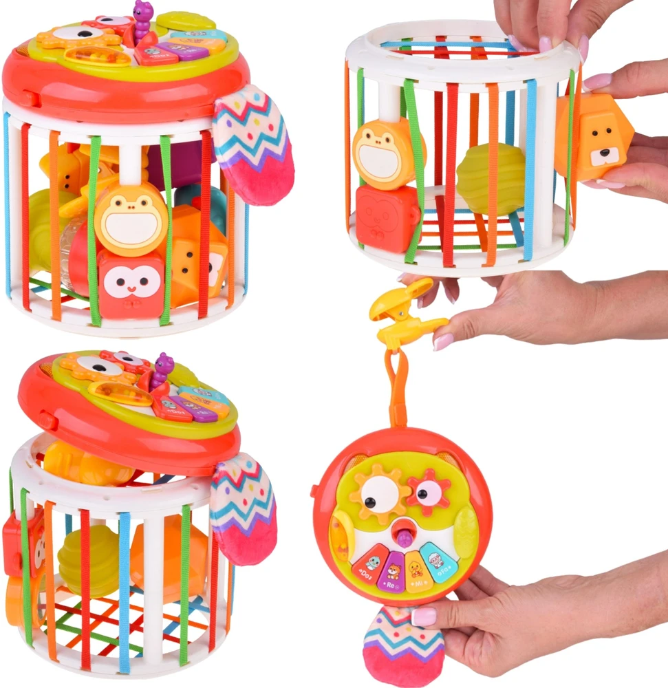 WOOPIE BABY interaktyvus sensorinis edukacinis kubas 1452