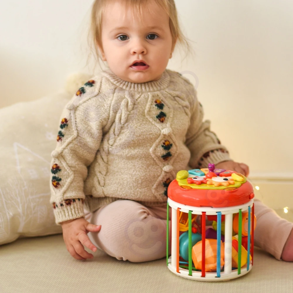 WOOPIE BABY interaktyvus sensorinis edukacinis kubas 1452