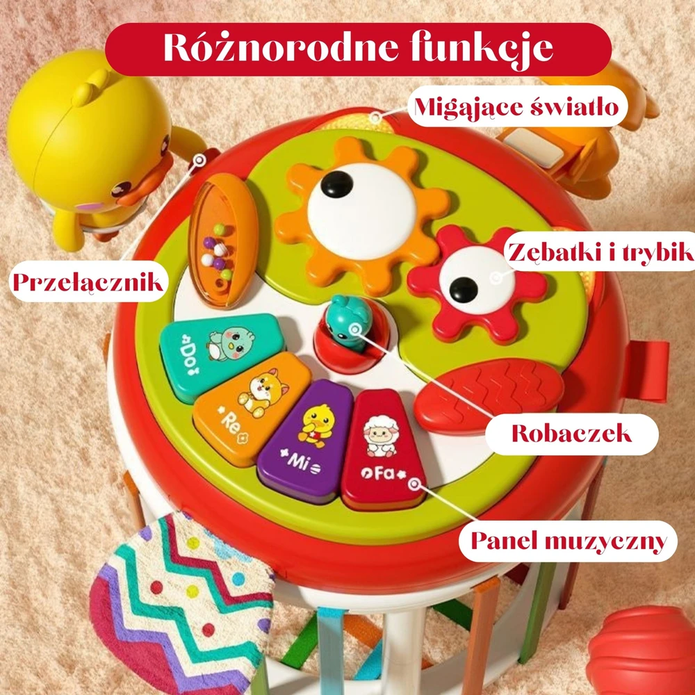 WOOPIE BABY interaktyvus sensorinis edukacinis kubas 1452