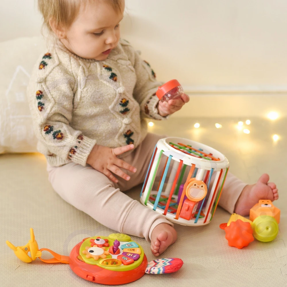 WOOPIE BABY interaktyvus sensorinis edukacinis kubas 1452