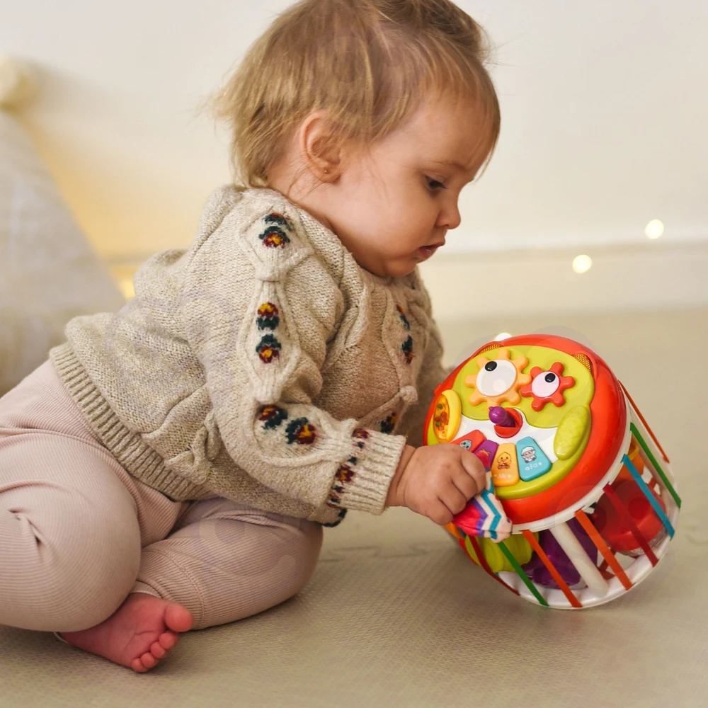 WOOPIE BABY interaktyvus sensorinis edukacinis kubas 1452