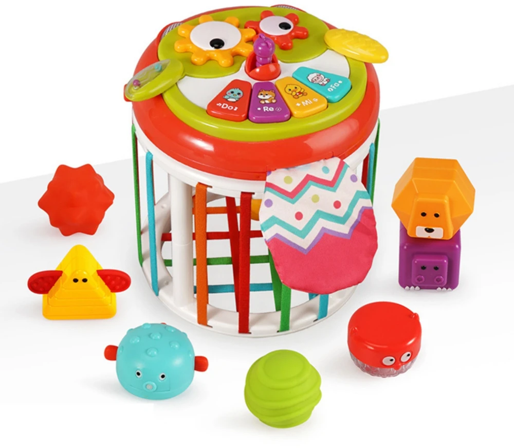 WOOPIE BABY interaktyvus sensorinis edukacinis kubas 1452
