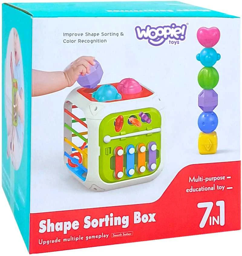 WOOPIE Edukacinė Kostka Aktyvumo Žaislas 6+ Mėnesių