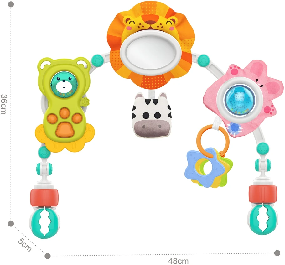 WOOPIE BABY Sensorinė arka lovelei ir vežimėliui Gyvūnai