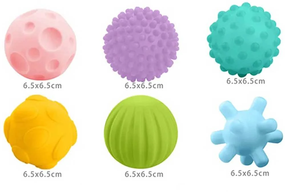 Woopie Baby Woopie Sensory Blokai 6 el. Vaikams