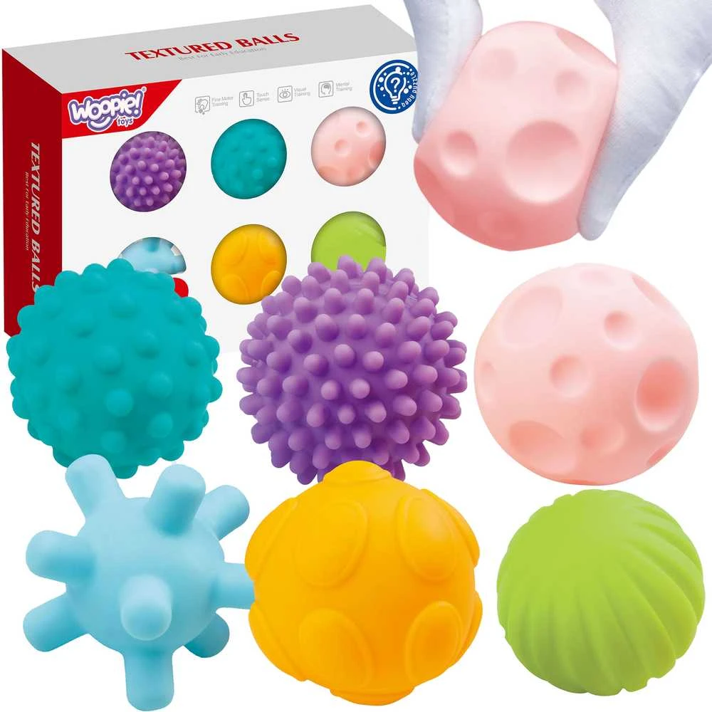 Woopie Baby Woopie Sensory Blokai 6 el. Vaikams