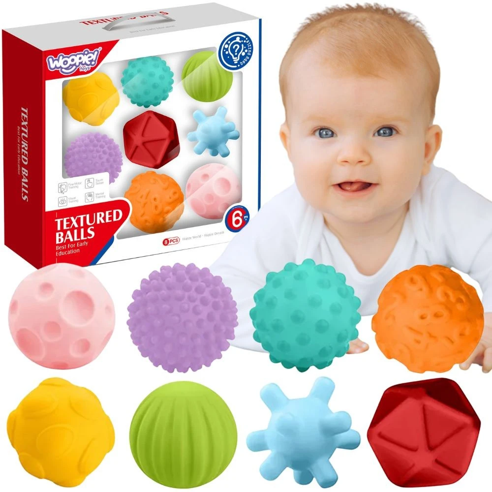 WOOPIE BABY sensorinės kaladėlės 8vnt