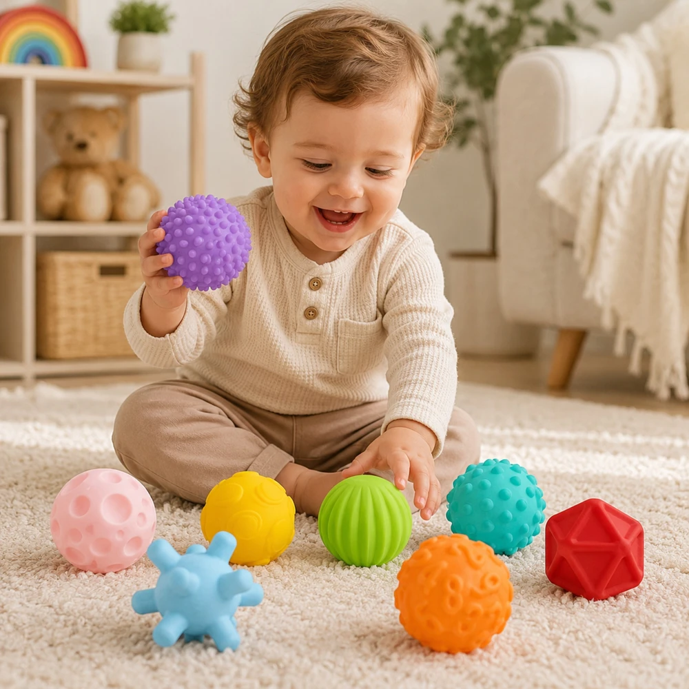 WOOPIE BABY sensorinės kaladėlės 8vnt