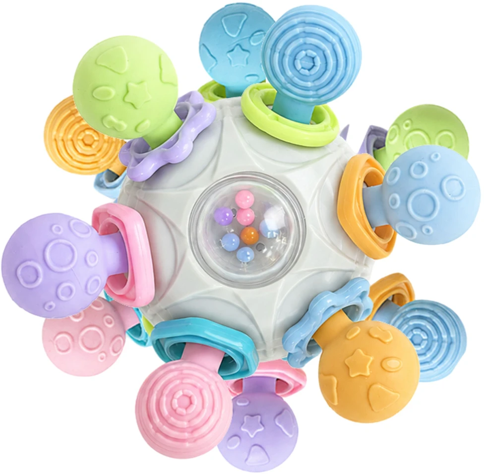 WOOPIE BABY Sensory Toy Teether Ball 3in1 Ball 6m+