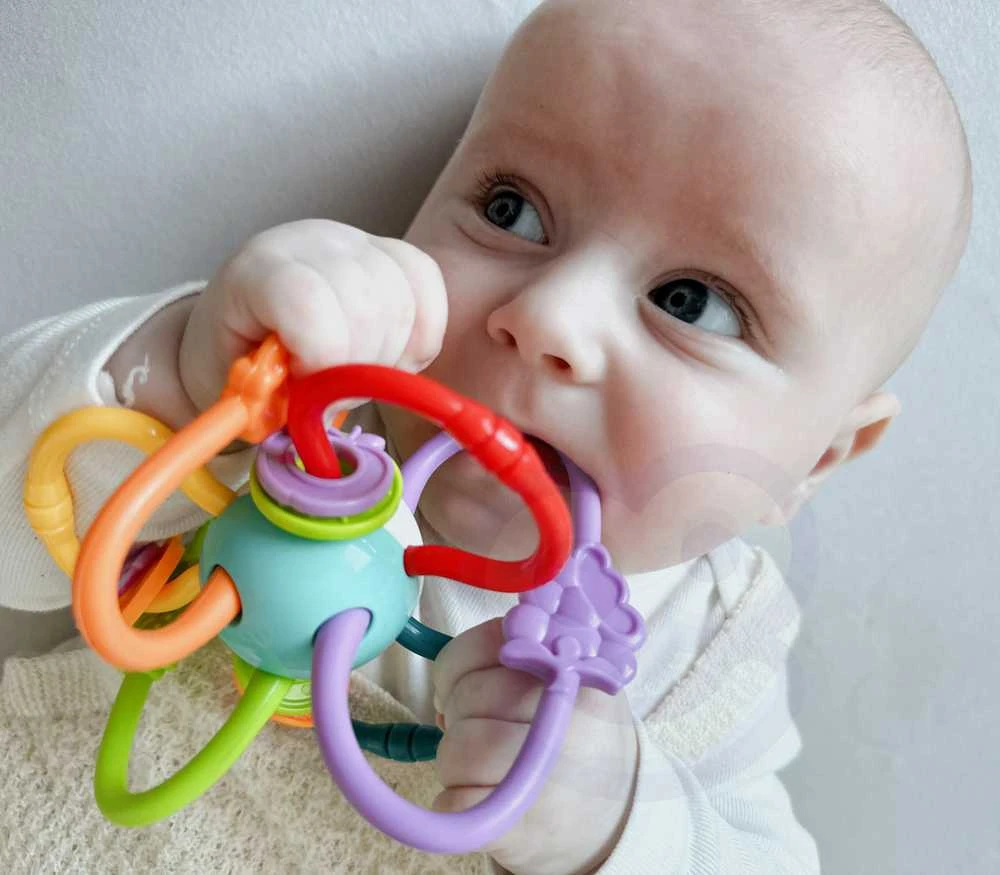 Woopie Baby Woopie Jutiklinė Žaislas Kramtukas Barškutis 2in1