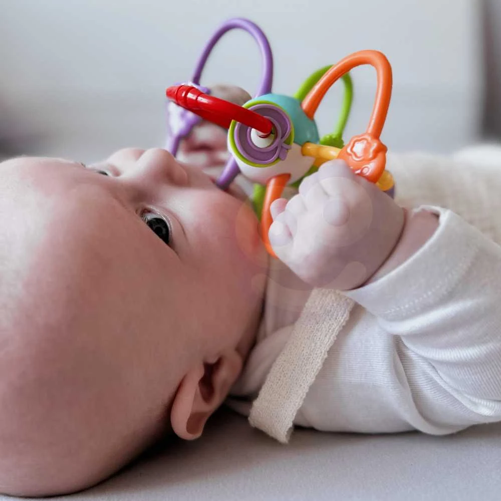 Woopie Baby Woopie Jutiklinė Žaislas Kramtukas Barškutis 2in1