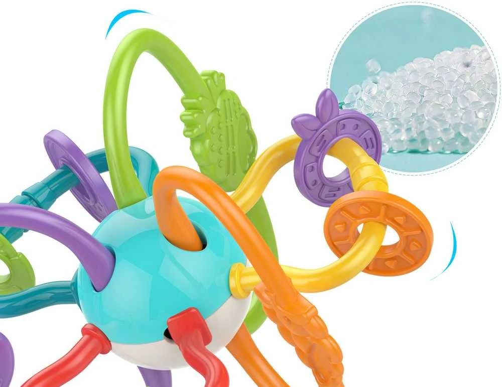 Woopie Baby Woopie Jutiklinė Žaislas Kramtukas Barškutis 2in1