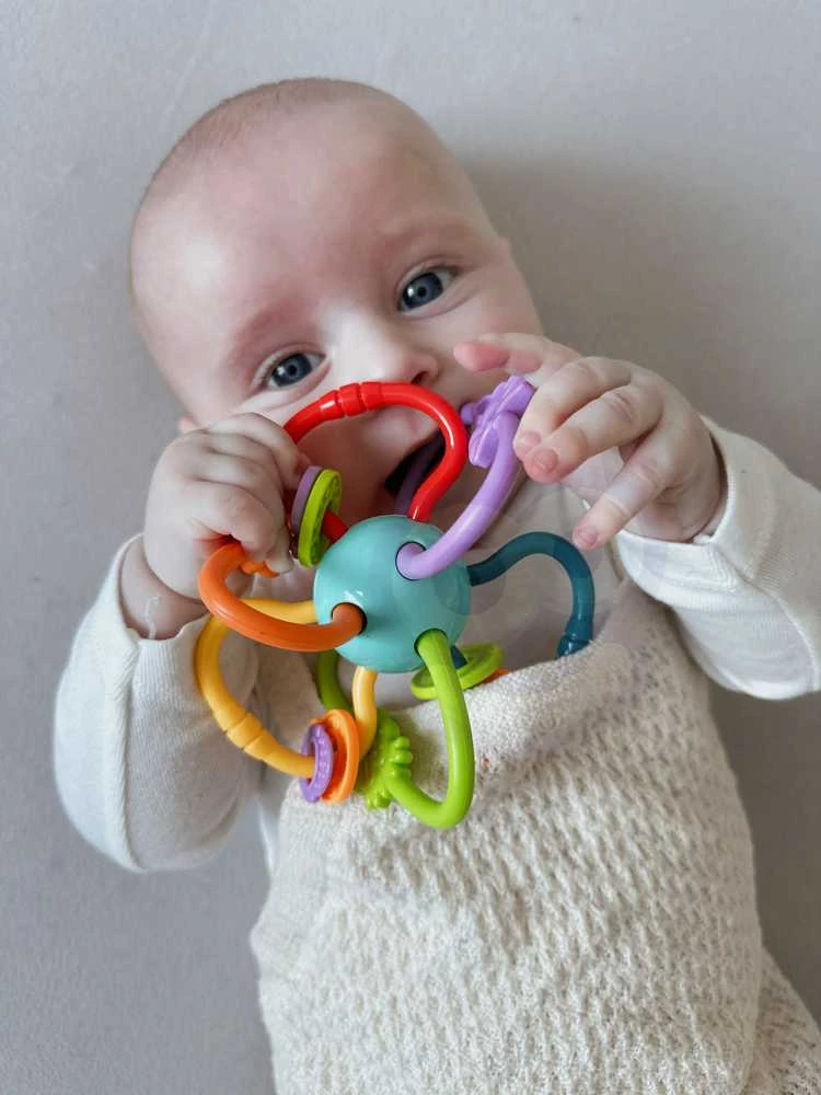 Woopie Baby Woopie Jutiklinė Žaislas Kramtukas Barškutis 2in1
