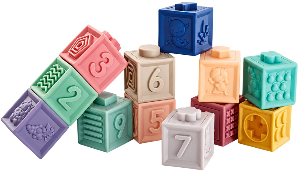 WOOPIE BABY Set of 27 Soft Sensory Blocks