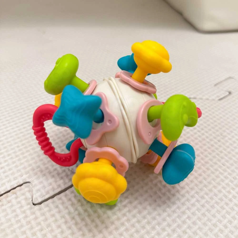 Woopie Baby WOOPIE Minkšta Žaislinė Grąžykė 4in1 Sugriežtukas Sensoryinė Žaislas Kūdikiai 0m+