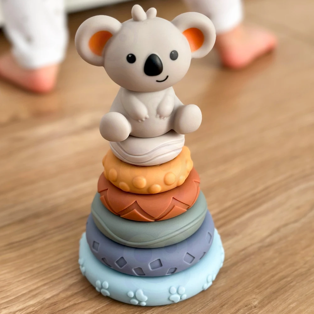 Woopie Baby Minkšti sensoriniai 3in1 edukaciniai blokeliai