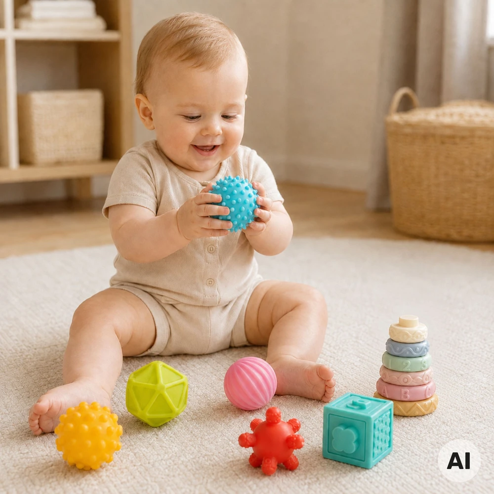 WOOPIE BABY minkšti sensoriniai kramtukai 23 vnt.