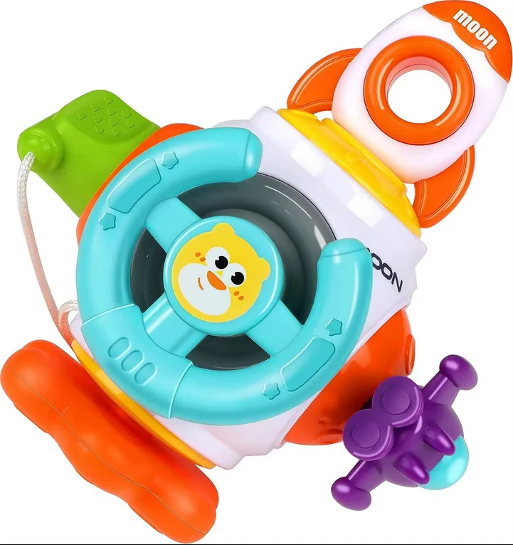 Montessori edukacinė sensorinė raketa vaikams WOOPIE BABY