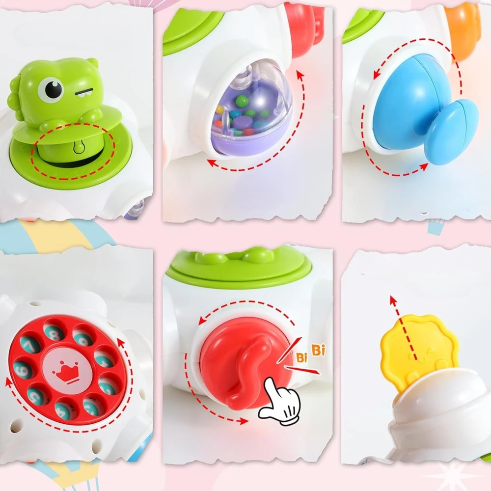 Edukacinė sensorinė raketa 6in1 WOOPIE BABY