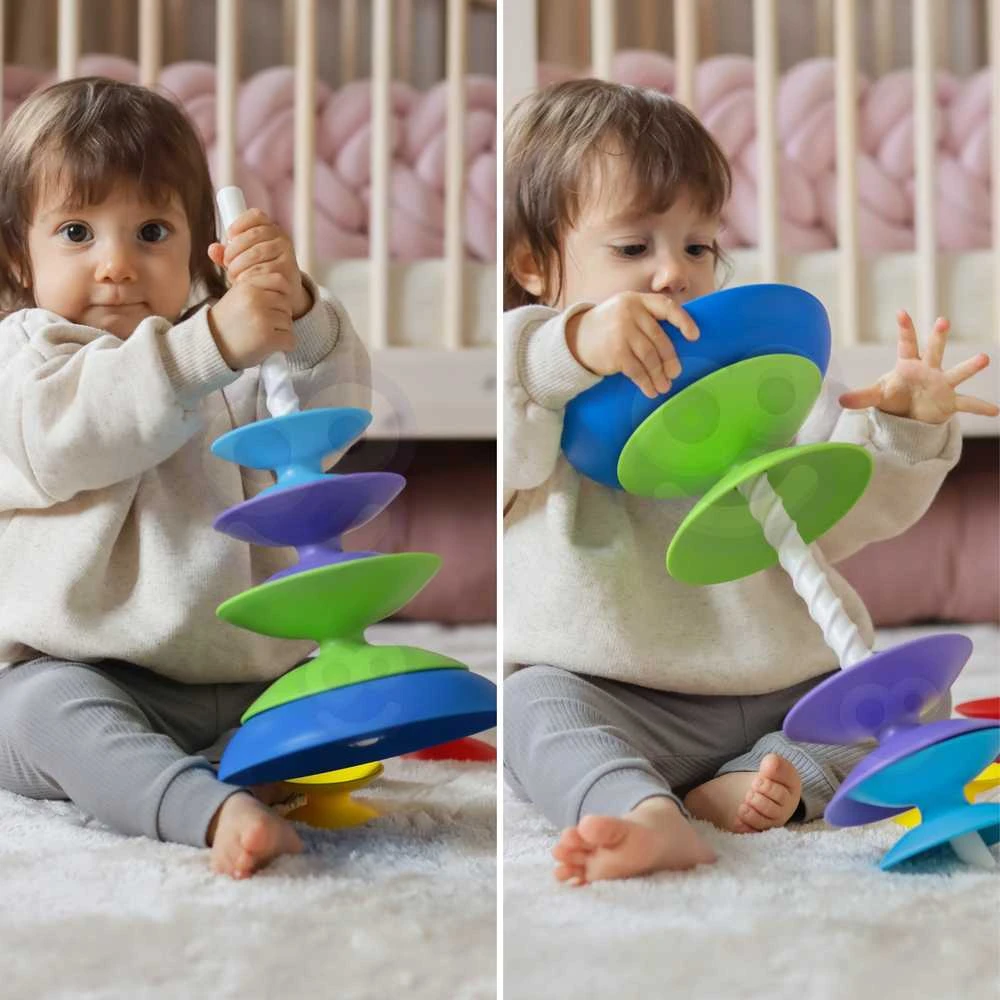 Woopie Baby WOOPIE Vaikų žaislas Kolorowa Muzikinis centras Układanka 18m+