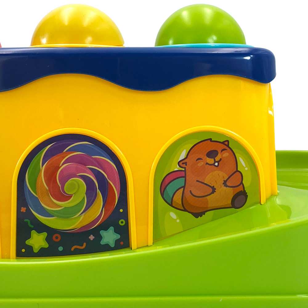 Woopie Baby WOOPIE Kūdikio Žaislas Vykdantį Įrankį - Spalvinga Vygimo Būda su Plaktuku