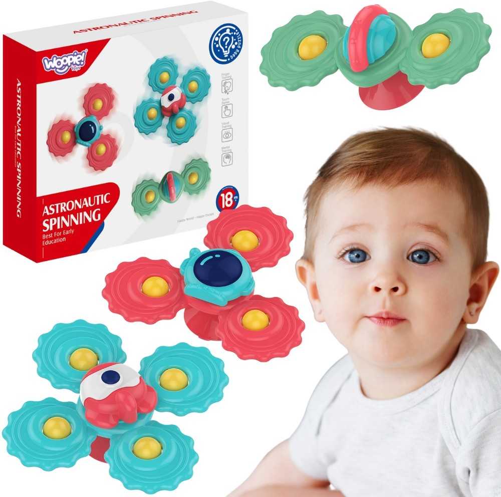 WOOPIE Vaikiškas žaislas Gryzak Spinner 3 vnt.