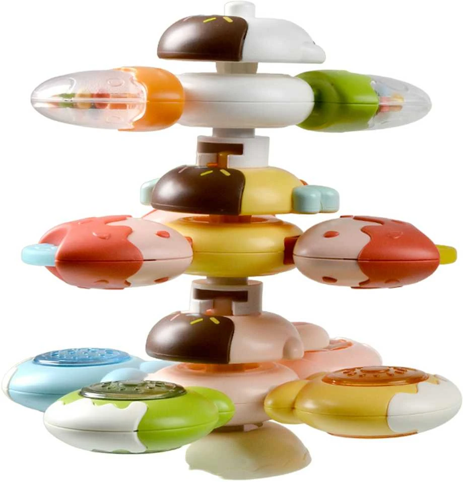 WOOPIE BABY Spinner Sensory Toy Bee Chicken Rabbit Interchangeable 3 pcs.