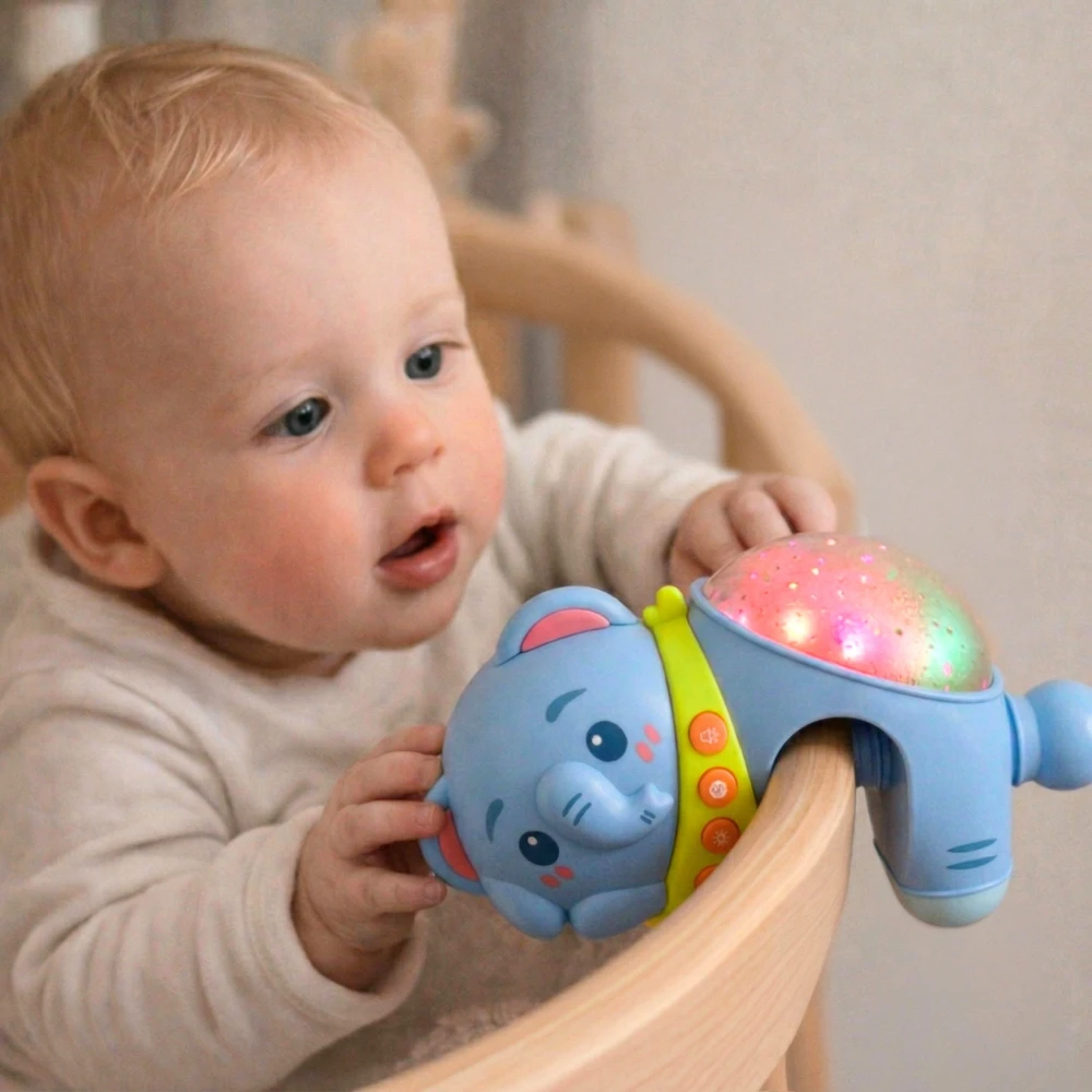 Žvaigždžių Projektorius Drambliukas WOOPIE BABY
