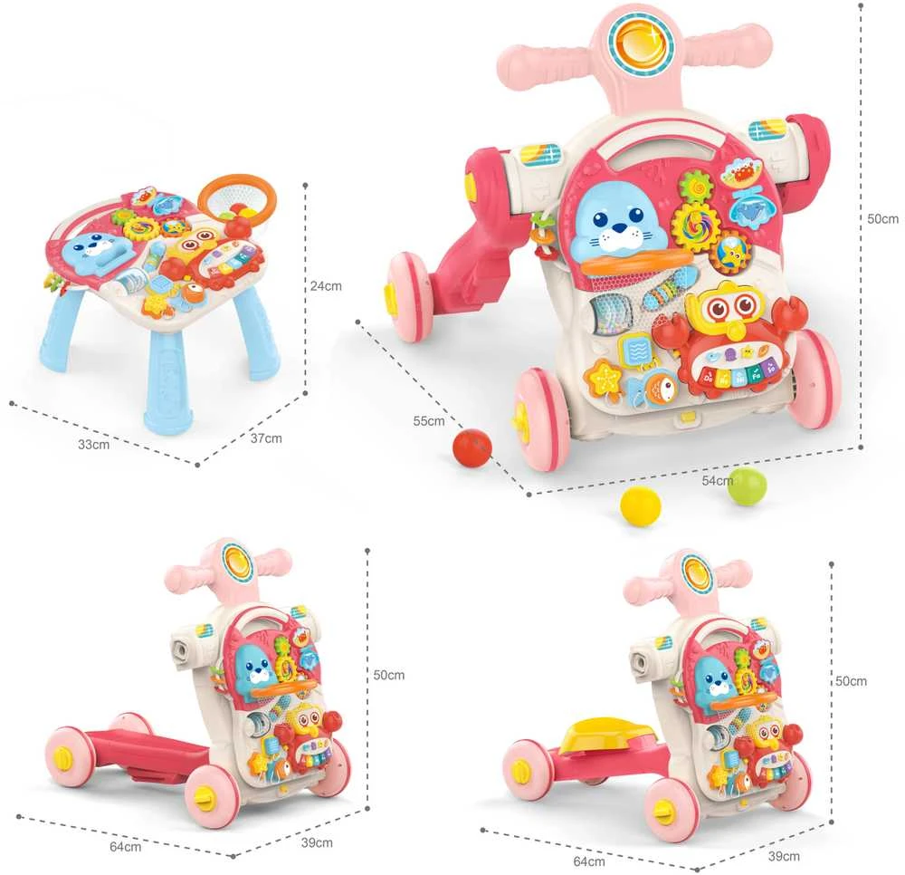 WOOPIE BABY 4in1 edukacinis stumdukas vaikams