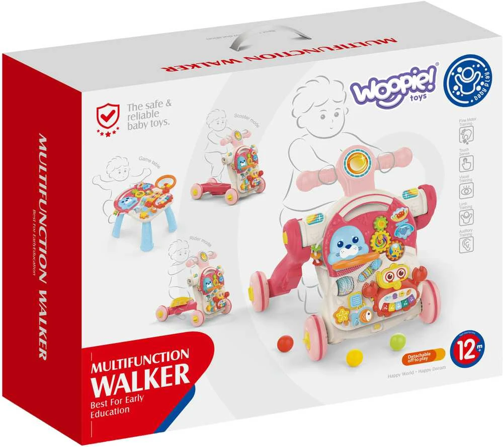 WOOPIE BABY 4in1 edukacinis stumdukas vaikams