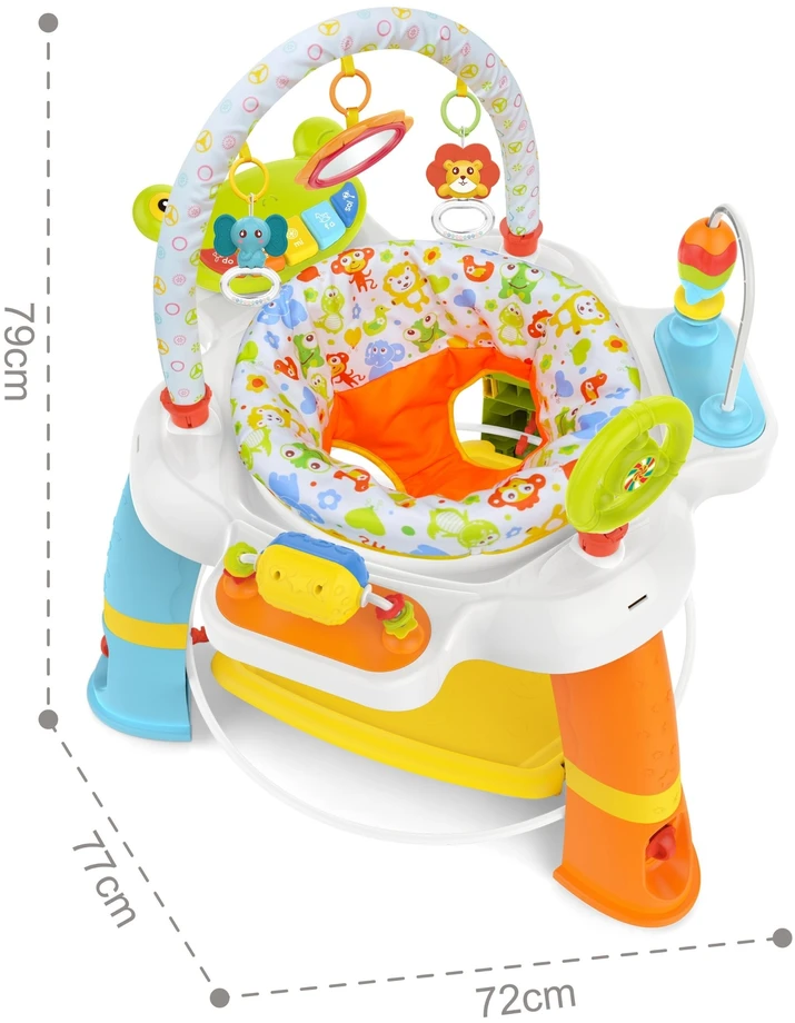 WOOPIE BABY interaktyvus veiklos centras su pasukama sėdyne 12 mėn.+