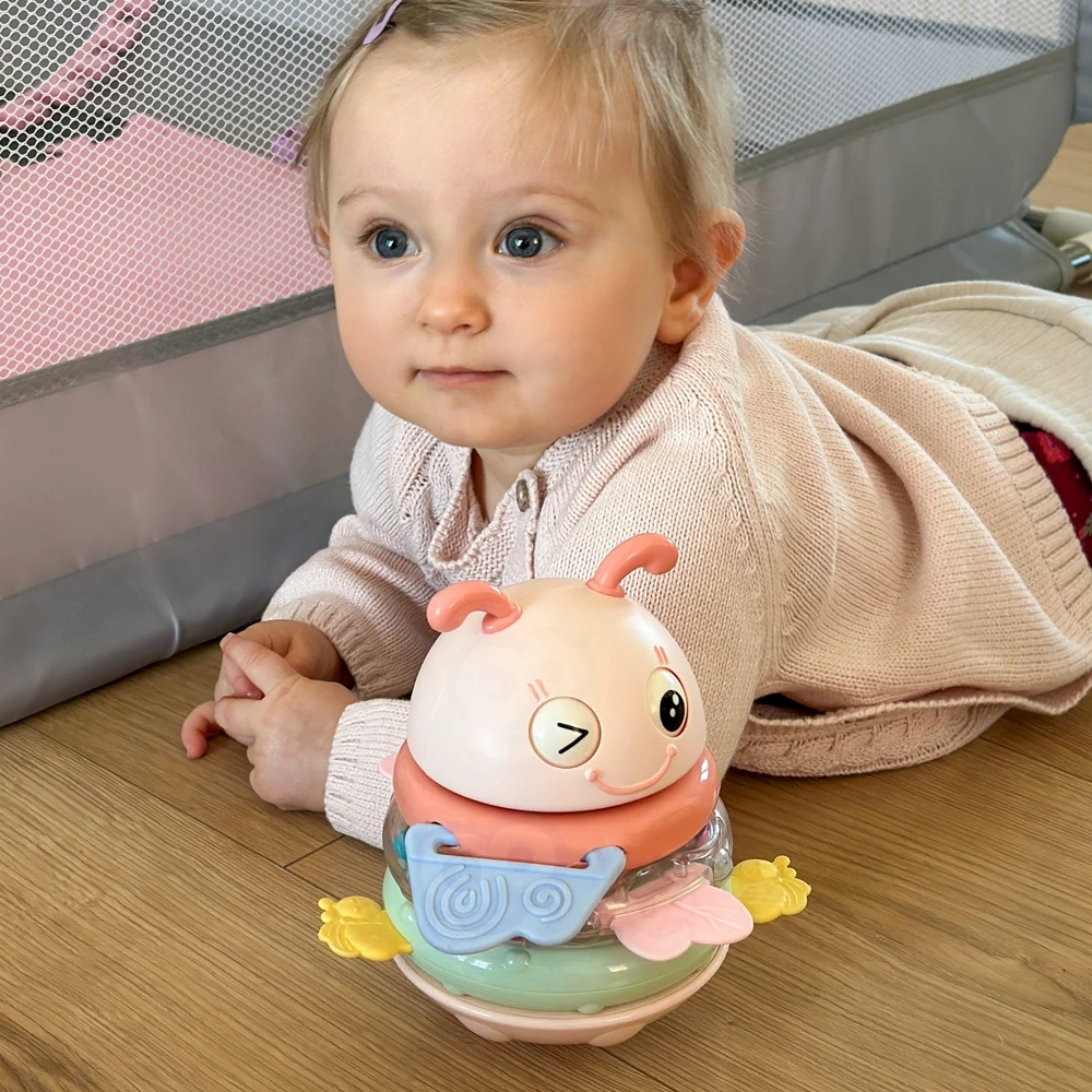Woopie Baby Woopie kūdikio sensorinis žaislas 2in1 barškutis ir kramtukas Bitutė