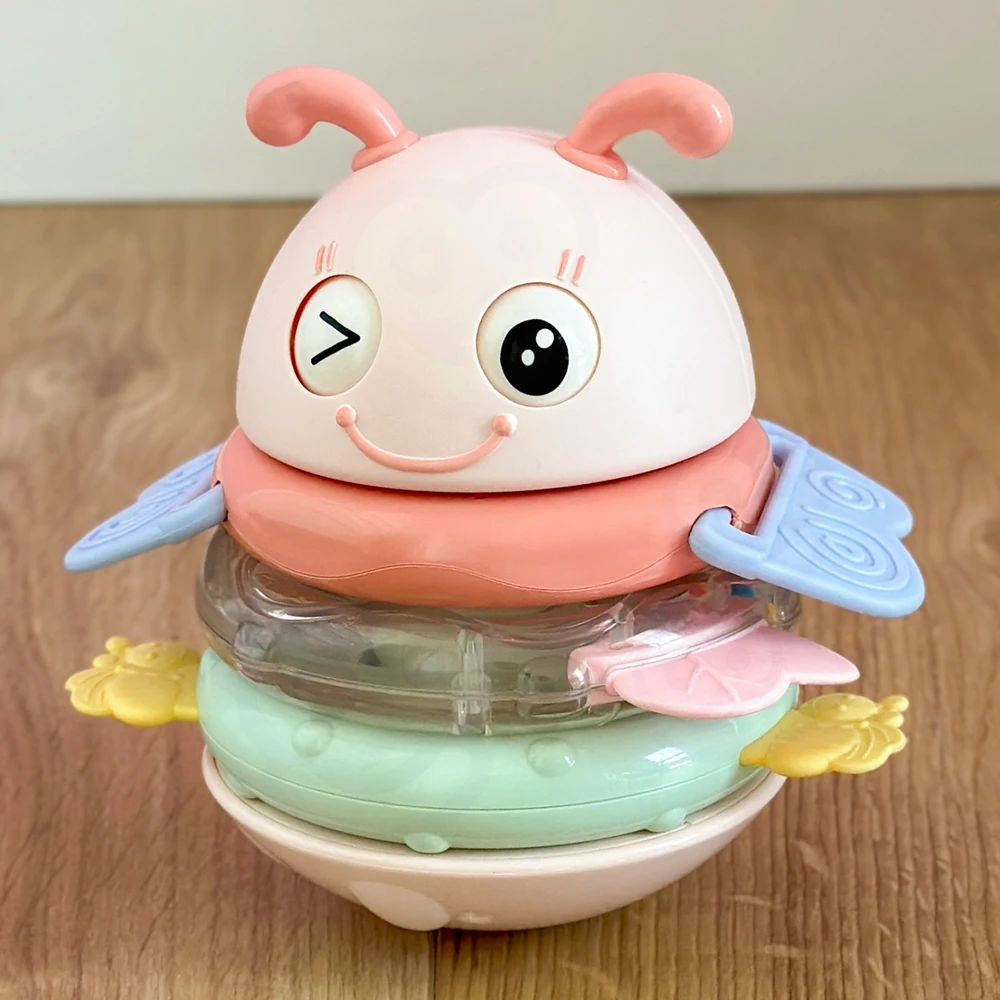 Woopie Baby Woopie kūdikio sensorinis žaislas 2in1 barškutis ir kramtukas Bitutė