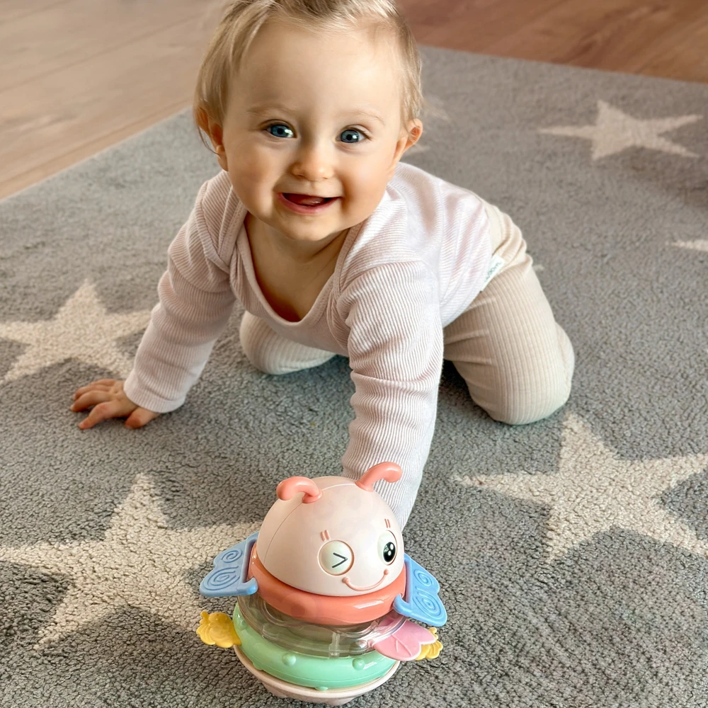 Woopie Baby Woopie kūdikio sensorinis žaislas 2in1 barškutis ir kramtukas Bitutė
