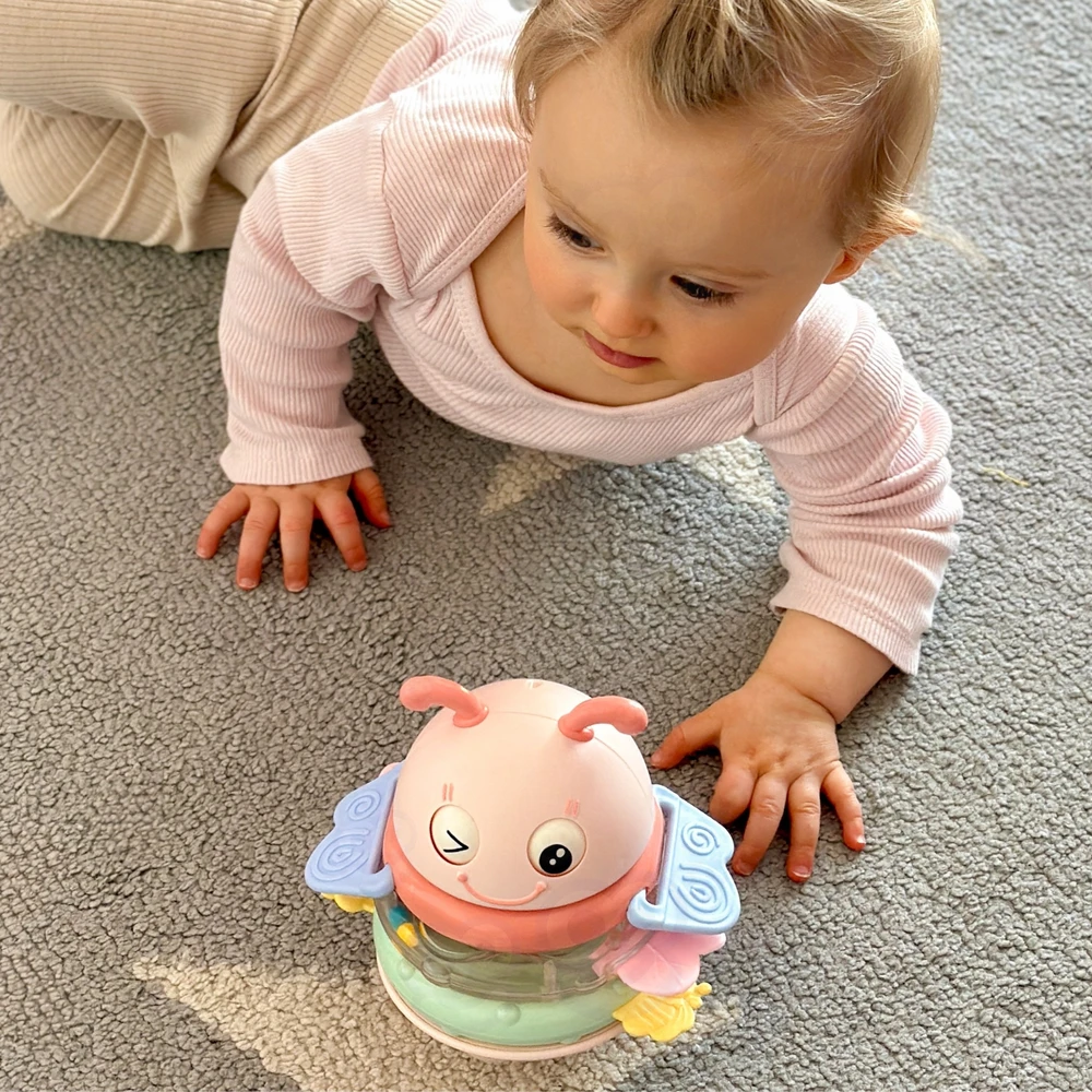 Woopie Baby Woopie kūdikio sensorinis žaislas 2in1 barškutis ir kramtukas Bitutė