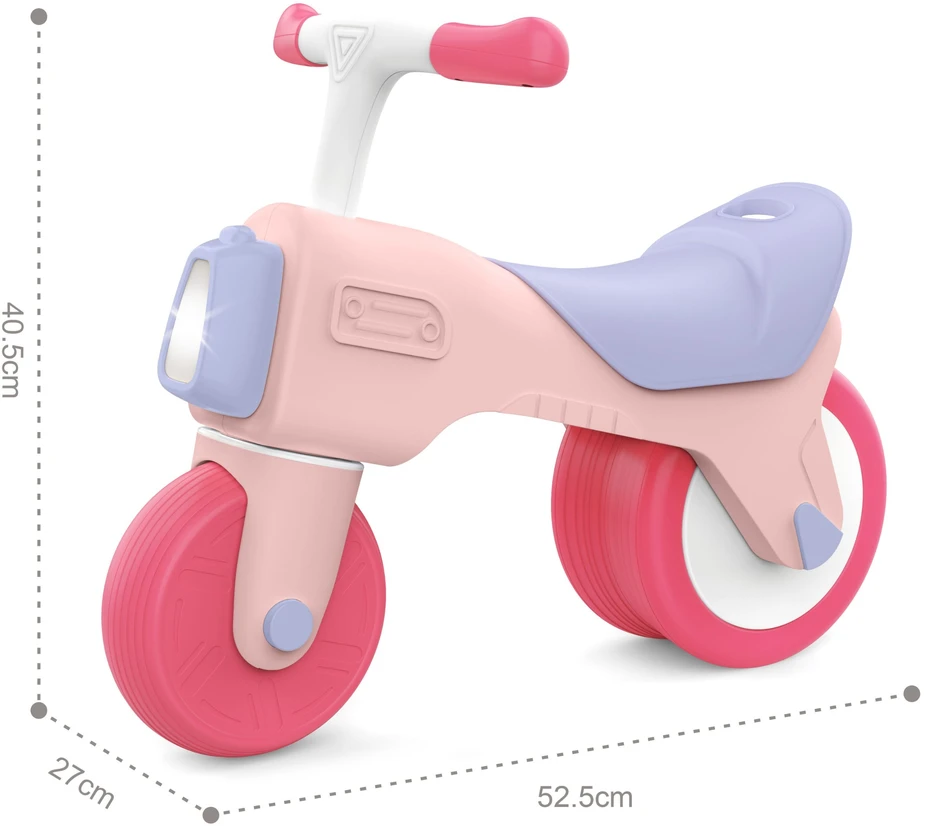 Woopie Baby WOOPIE balansinis dviratis su garsu, 18 m+, rožinis