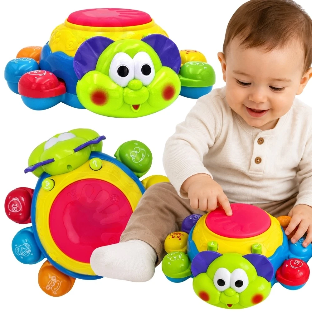 Woopie Baby Woopie interaktyvus žaislas, skirtas šliaužti ladybug