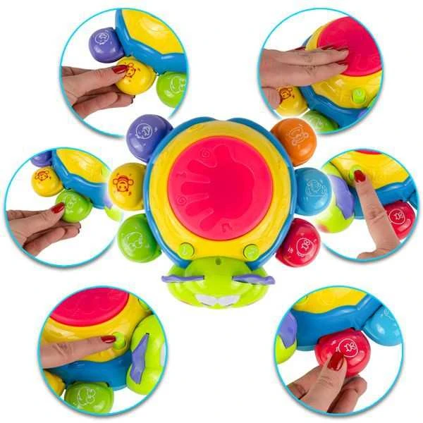 Woopie Baby Woopie interaktyvus žaislas, skirtas šliaužti ladybug
