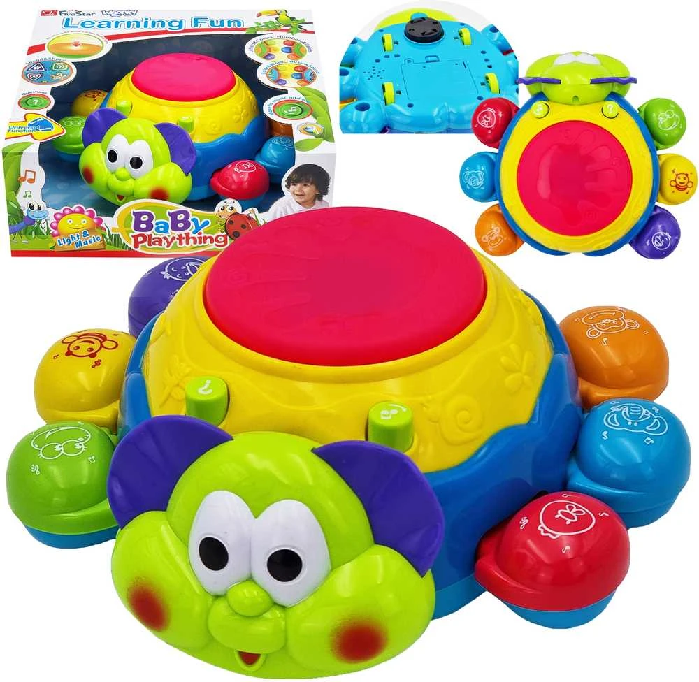 Woopie Baby Woopie interaktyvus žaislas, skirtas šliaužti ladybug