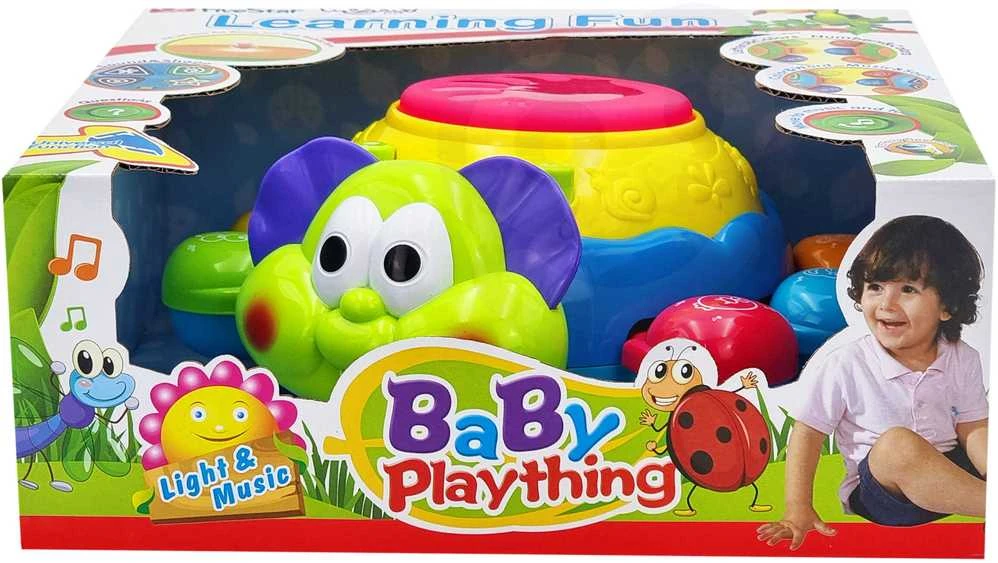Woopie Baby Woopie interaktyvus žaislas, skirtas šliaužti ladybug