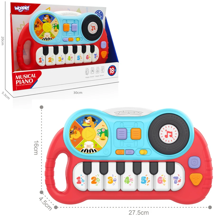 Woopie Baby Woopie interaktyvus pianinas vaikams lavinamasis vargonų garsas