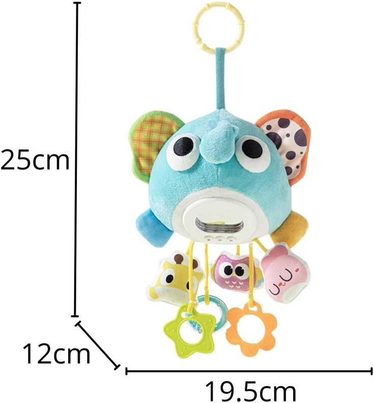 WOOPIE Baby Pliušinis Drambliukas