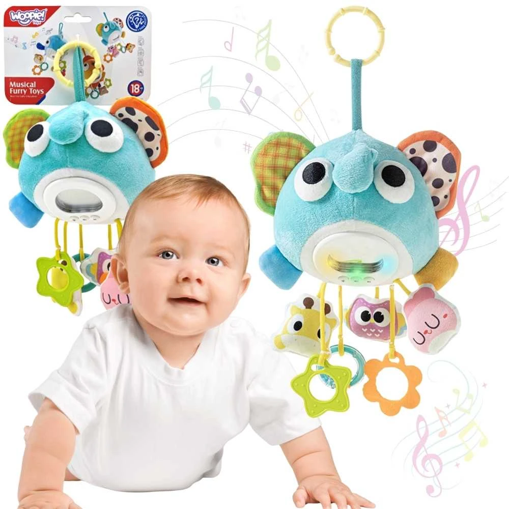 WOOPIE Baby Pliušinis Drambliukas