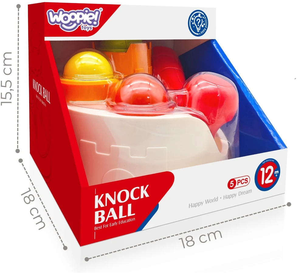 Woopie Baby WOOPIE Punch Lock kamuoliukų kūjis nuo 12 mėn.