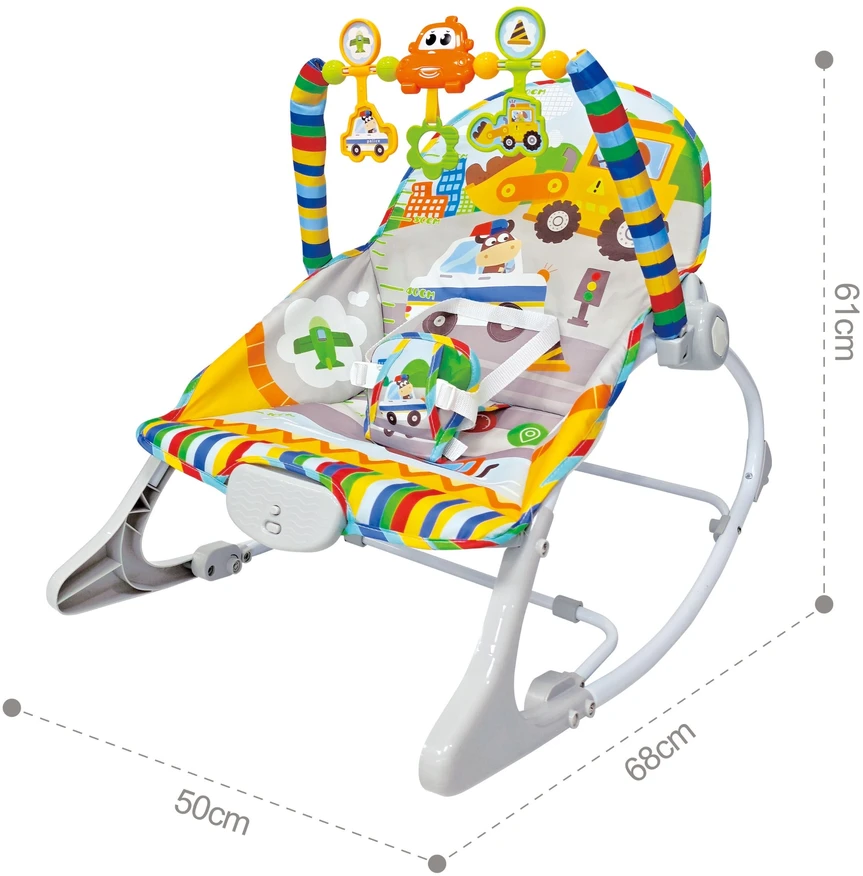 Woopie Baby WOOPY BABY interaktyvus šokinėjantis žaislas su vibracija ir arka