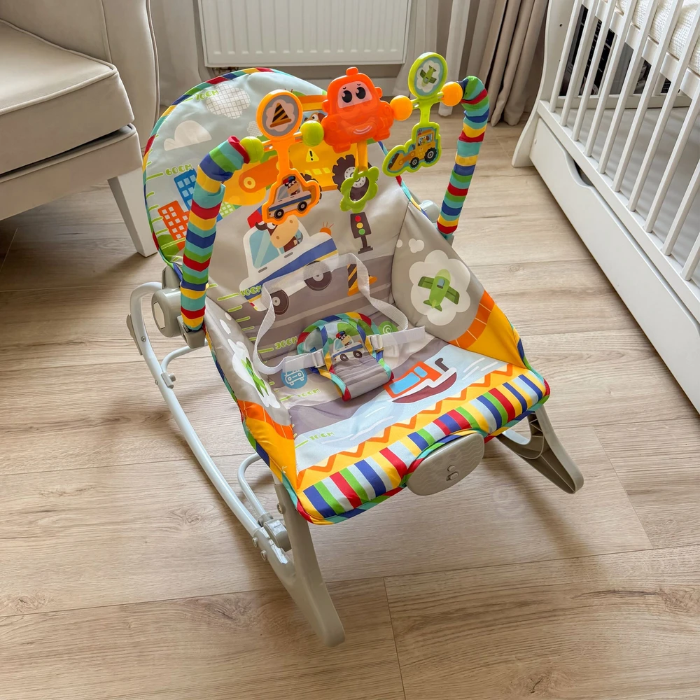 Woopie Baby WOOPY BABY interaktyvus šokinėjantis žaislas su vibracija ir arka