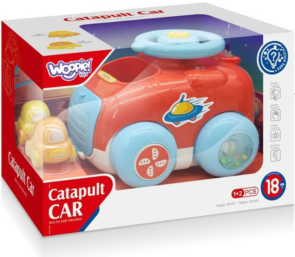 Woopie Baby WOOPIE Žaislas Automobilių Katapultas su Dviem Automobiliais