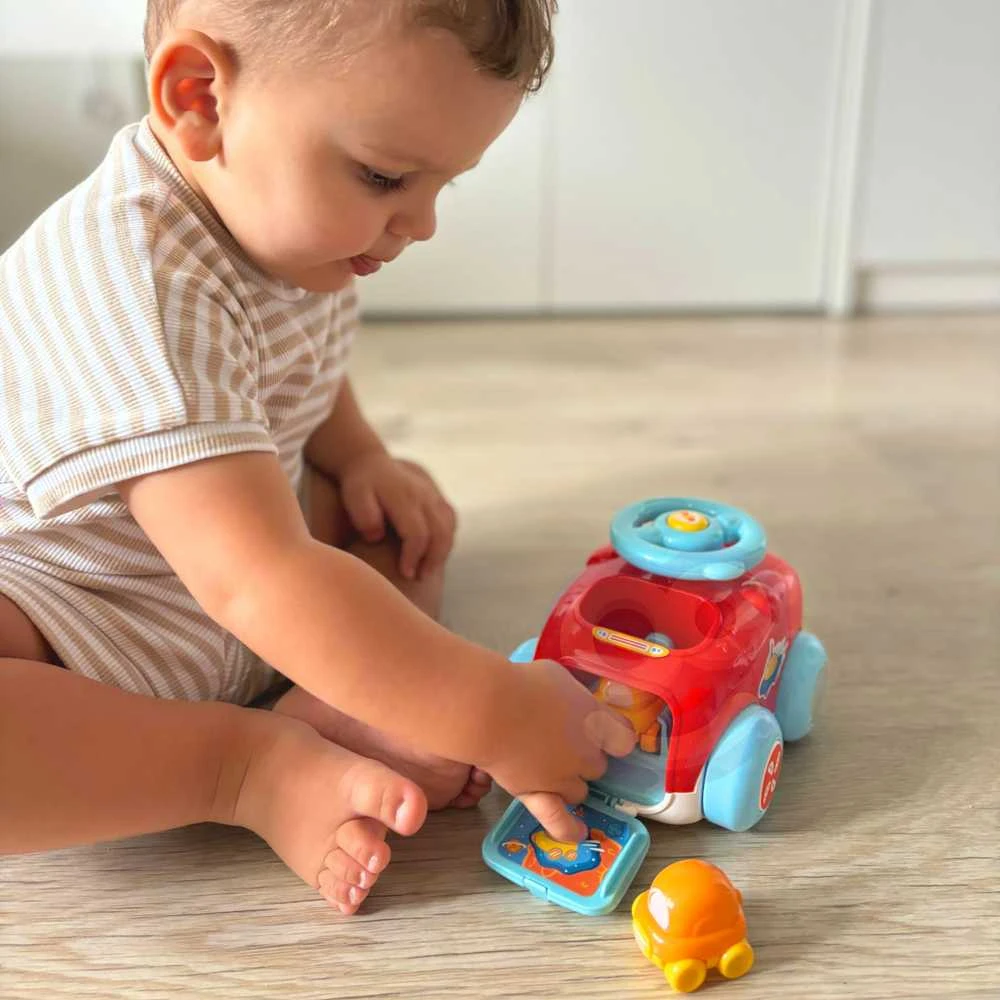 Woopie Baby WOOPIE Žaislas Automobilių Katapultas su Dviem Automobiliais