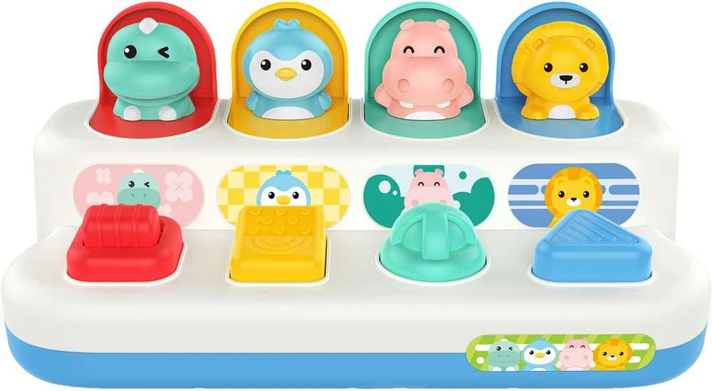 Woopie Baby Woopie edukaciniai žaisliniai pop-up gyvūnai